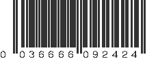 UPC 036666092424