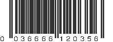 UPC 036666120356