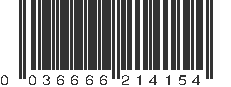 UPC 036666214154