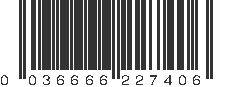 UPC 036666227406