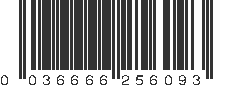 UPC 036666256093