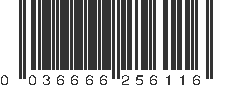 UPC 036666256116