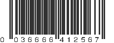 UPC 036666412567