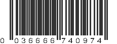 UPC 036666740974