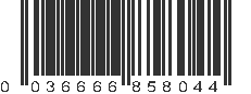 UPC 036666858044