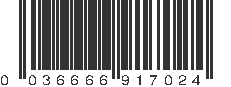 UPC 036666917024