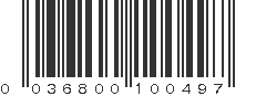 UPC 036800100497