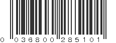 UPC 036800285101