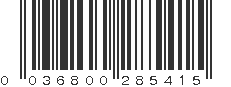 UPC 036800285415