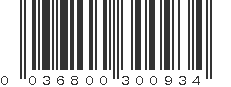 UPC 036800300934