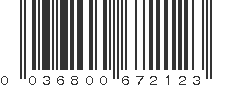 UPC 036800672123