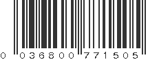 UPC 036800771505