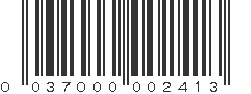 UPC 037000002413