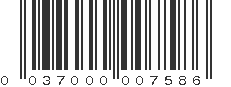 UPC 037000007586