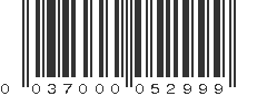 UPC 037000052999