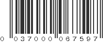 UPC 037000067597