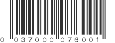 UPC 037000076001