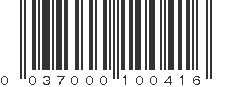 UPC 037000100416