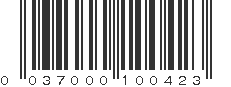 UPC 037000100423