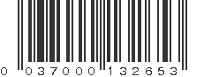 UPC 037000132653