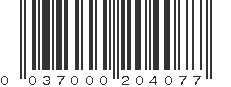 UPC 037000204077