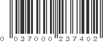 UPC 037000237402