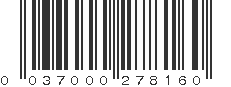 UPC 037000278160