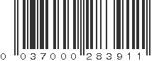 UPC 037000283911