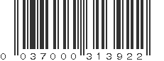 UPC 037000313922