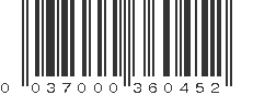 UPC 037000360452