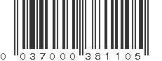 UPC 037000381105