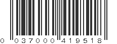 UPC 037000419518