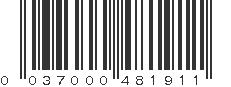 UPC 037000481911