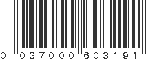 UPC 037000603191