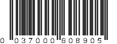 UPC 037000608905