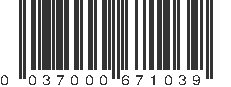 UPC 037000671039