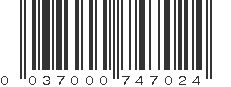 UPC 037000747024