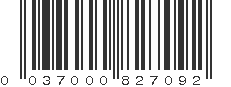 UPC 037000827092