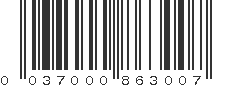 UPC 037000863007