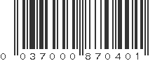 UPC 037000870401