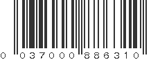 UPC 037000886310