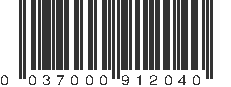 UPC 037000912040