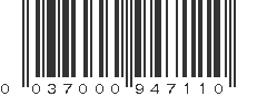 UPC 037000947110