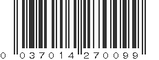 UPC 037014270099