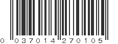 UPC 037014270105