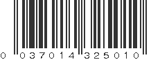 UPC 037014325010