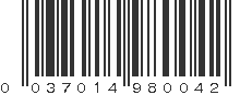 UPC 037014980042