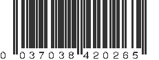 UPC 037038420265