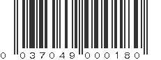 UPC 037049000180