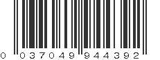 UPC 037049944392